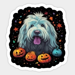 Komondor Halloween Sticker